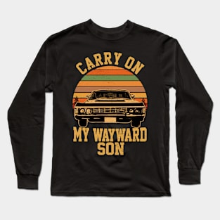 Supernatural Carry On My Wayward Son Long Sleeve T-Shirt